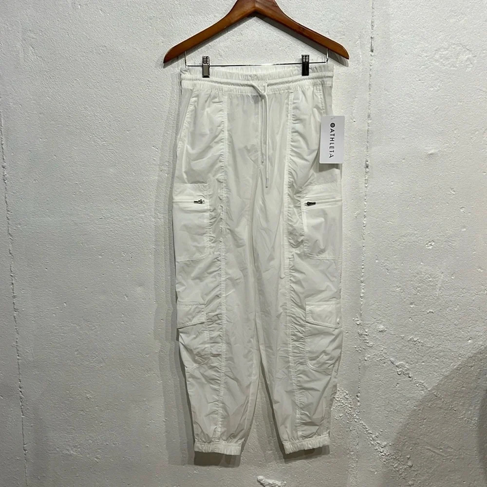 Athleta Sheer Parachute Cargo Pants